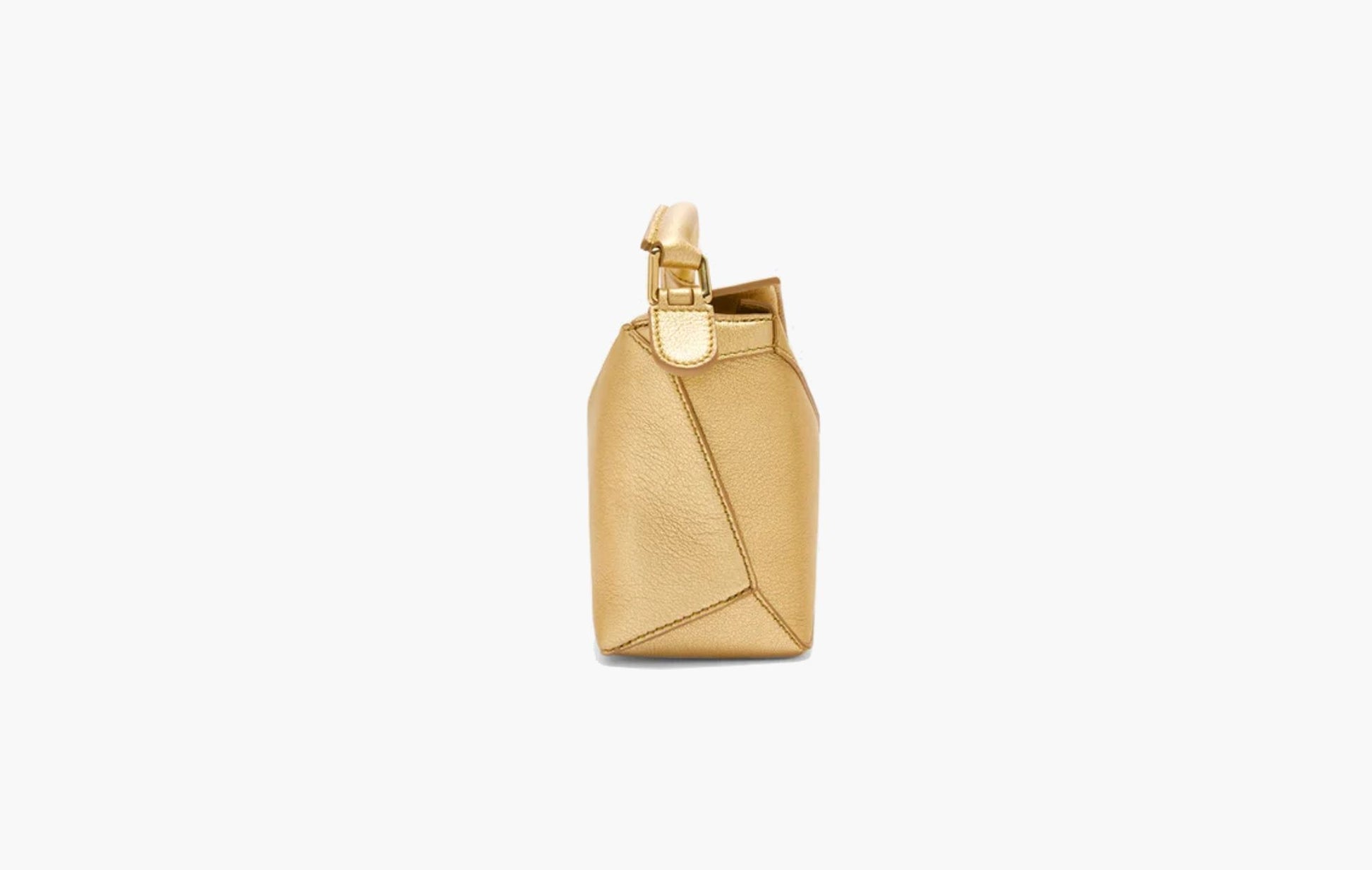 Loewe Mini Puzzle Bag Gold | The Sortage