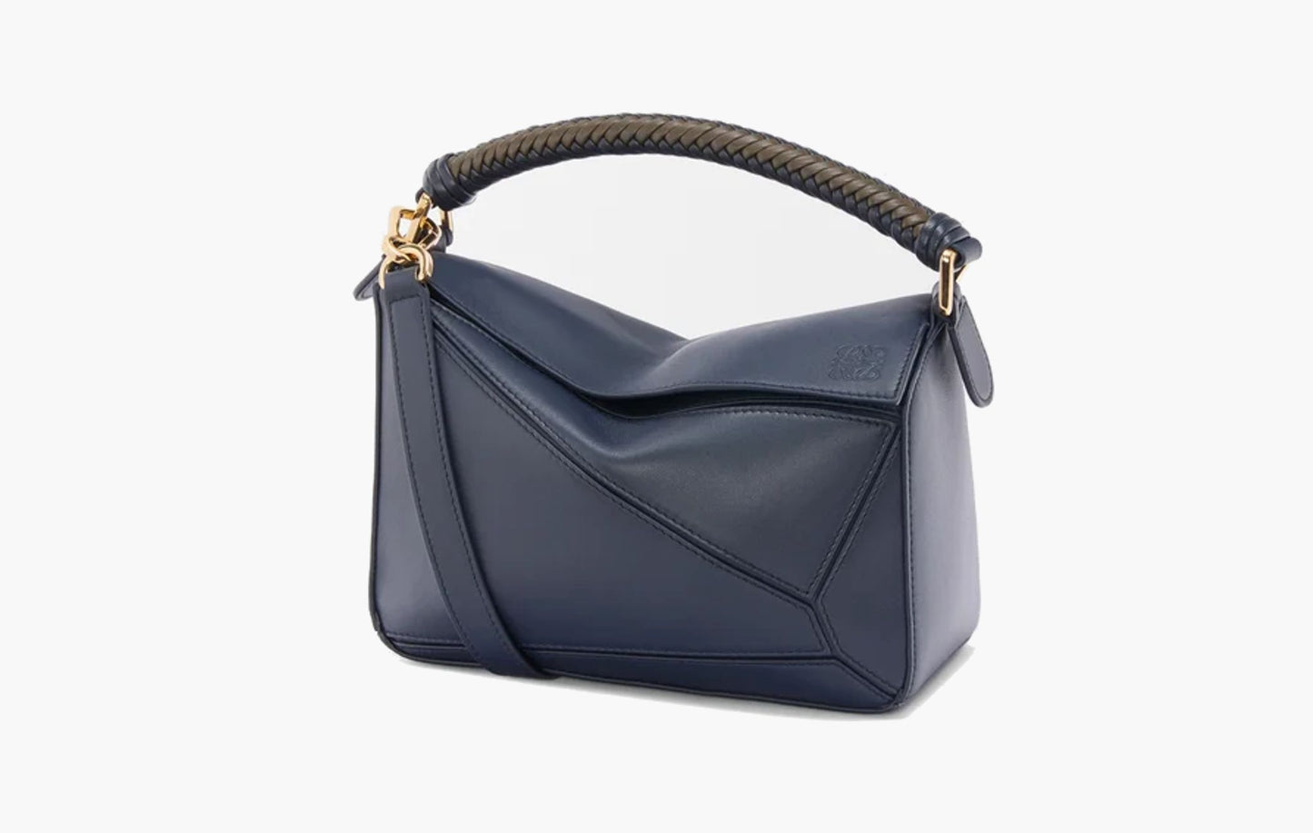 Loewe Small Puzzle Bag Dark Ink Smooth | The Sortage