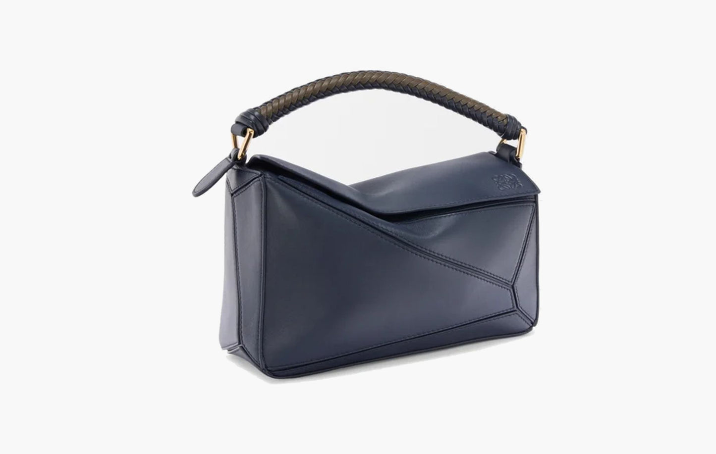 Loewe Small Puzzle Bag Dark Ink Smooth | The Sortage