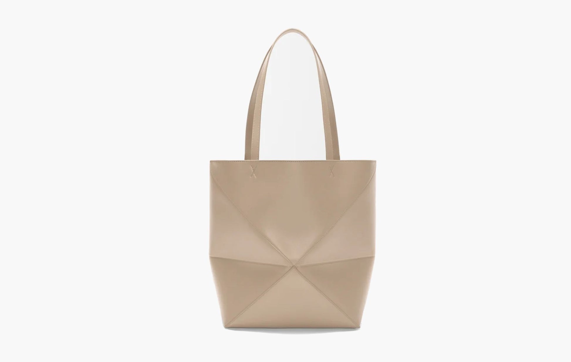 Loewe Medium Puzzle Fold Tote Sand | The Sortage