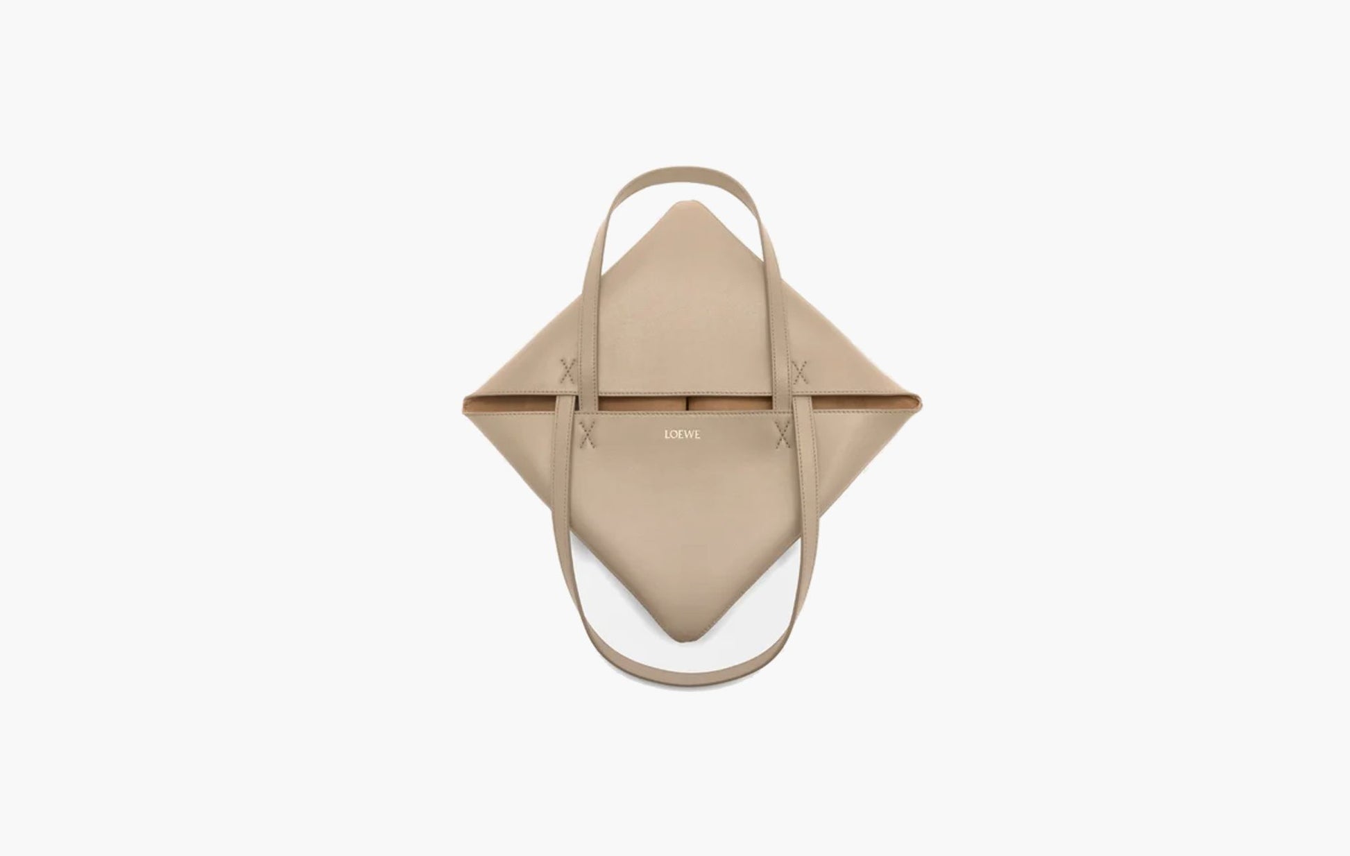 Loewe Medium Puzzle Fold Tote Sand | The Sortage