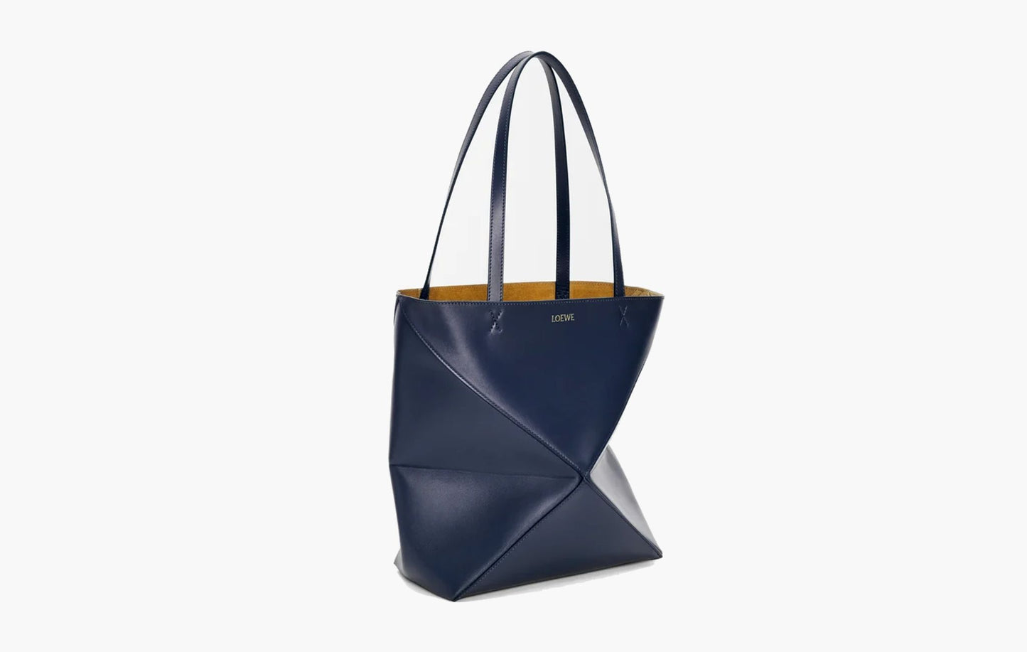 Loewe Medium Puzzle Fold Tote Abyss Blue | The Sortage