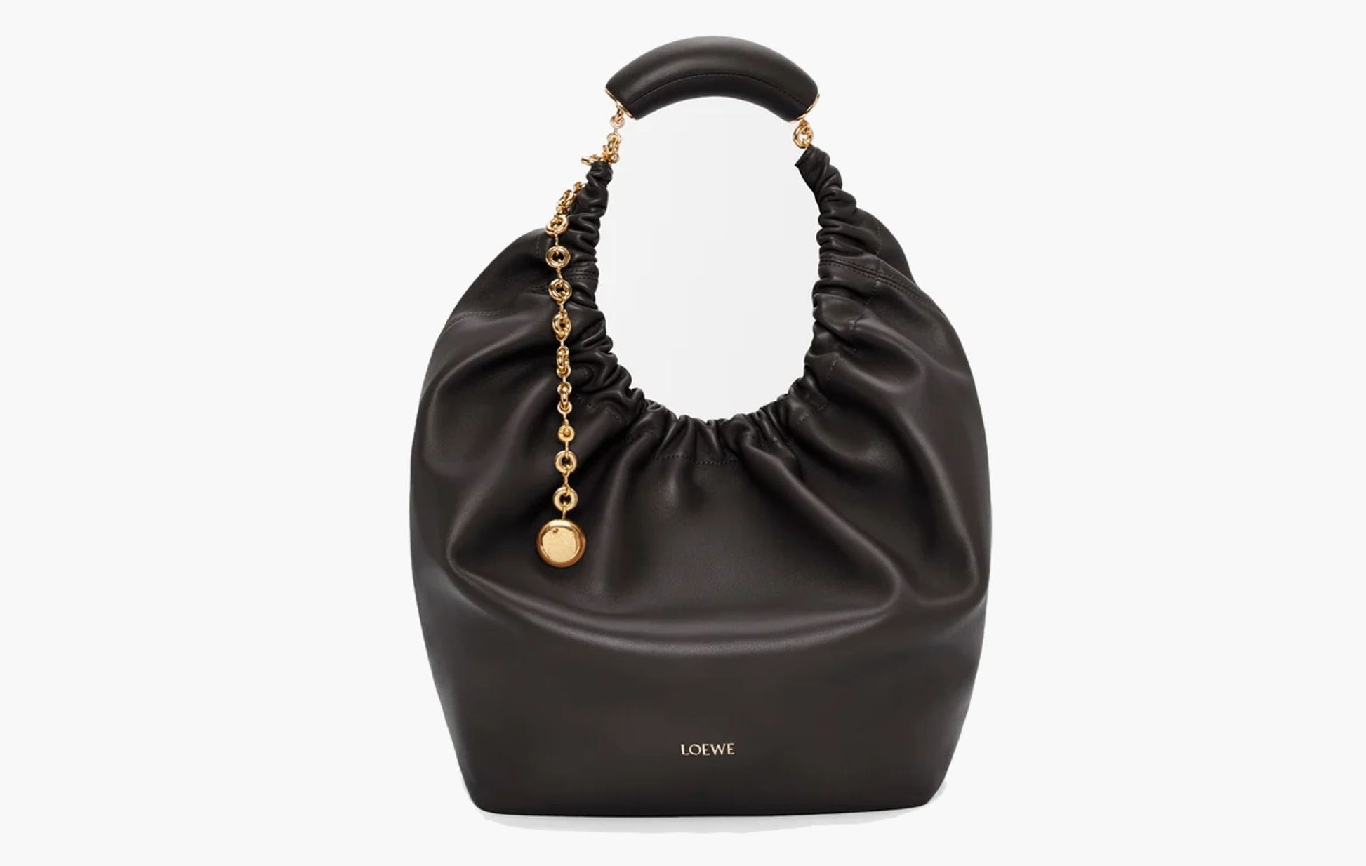 Loewe Medium Squeeze Bag Black | The Sortage