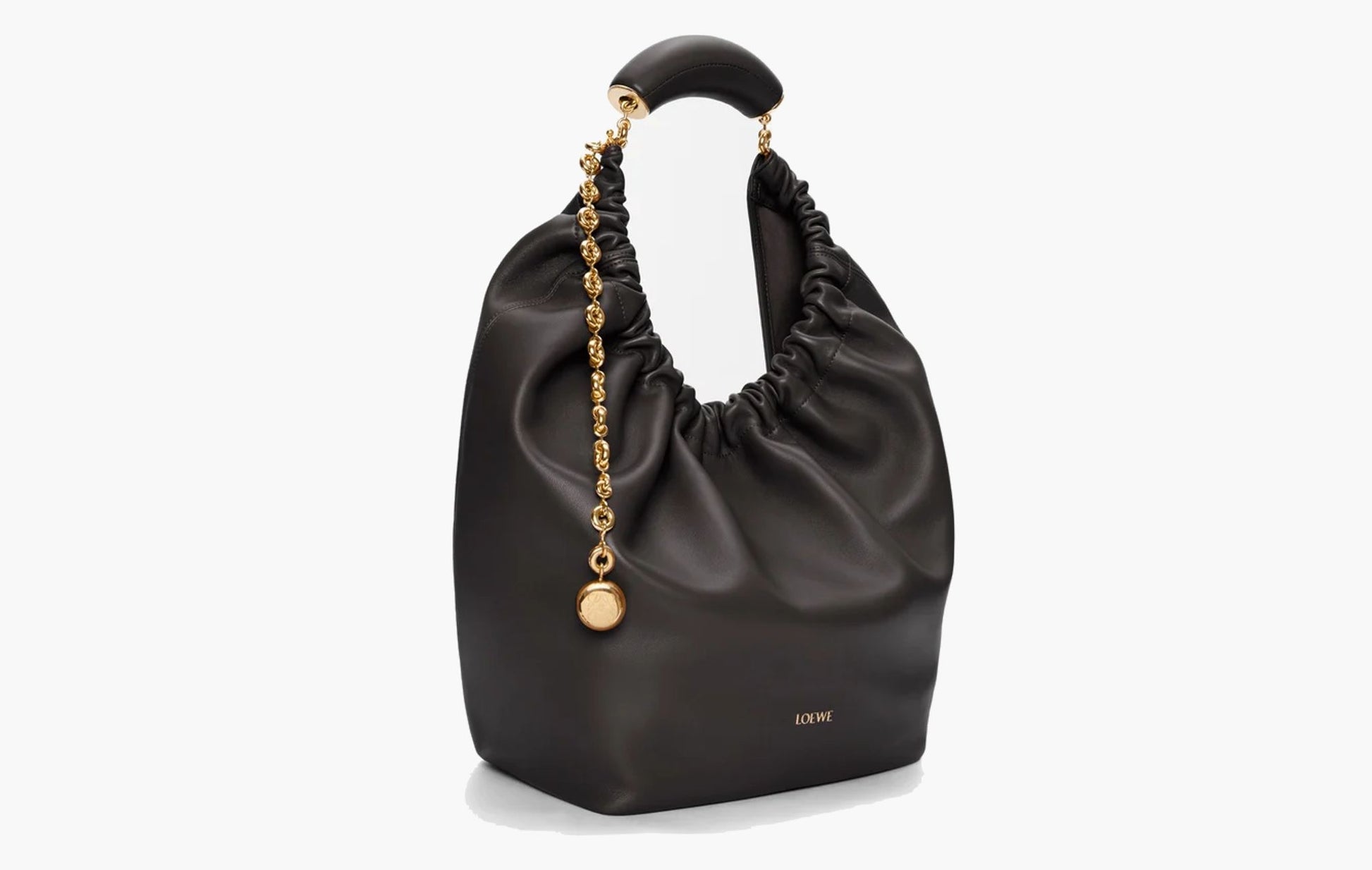 Loewe Medium Squeeze Bag Black | The Sortage