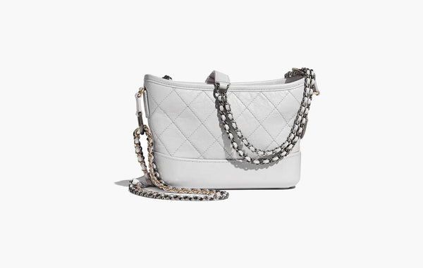 Chanel Gabrielle Small Hobo Bag Light Gray | The Sortage