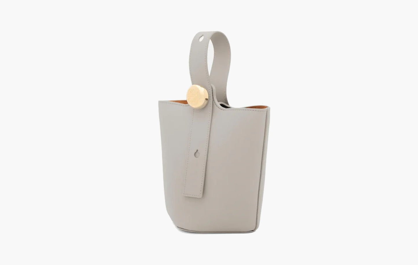 Loewe Mini Pebble Bucket Shell Grey | The Sortage