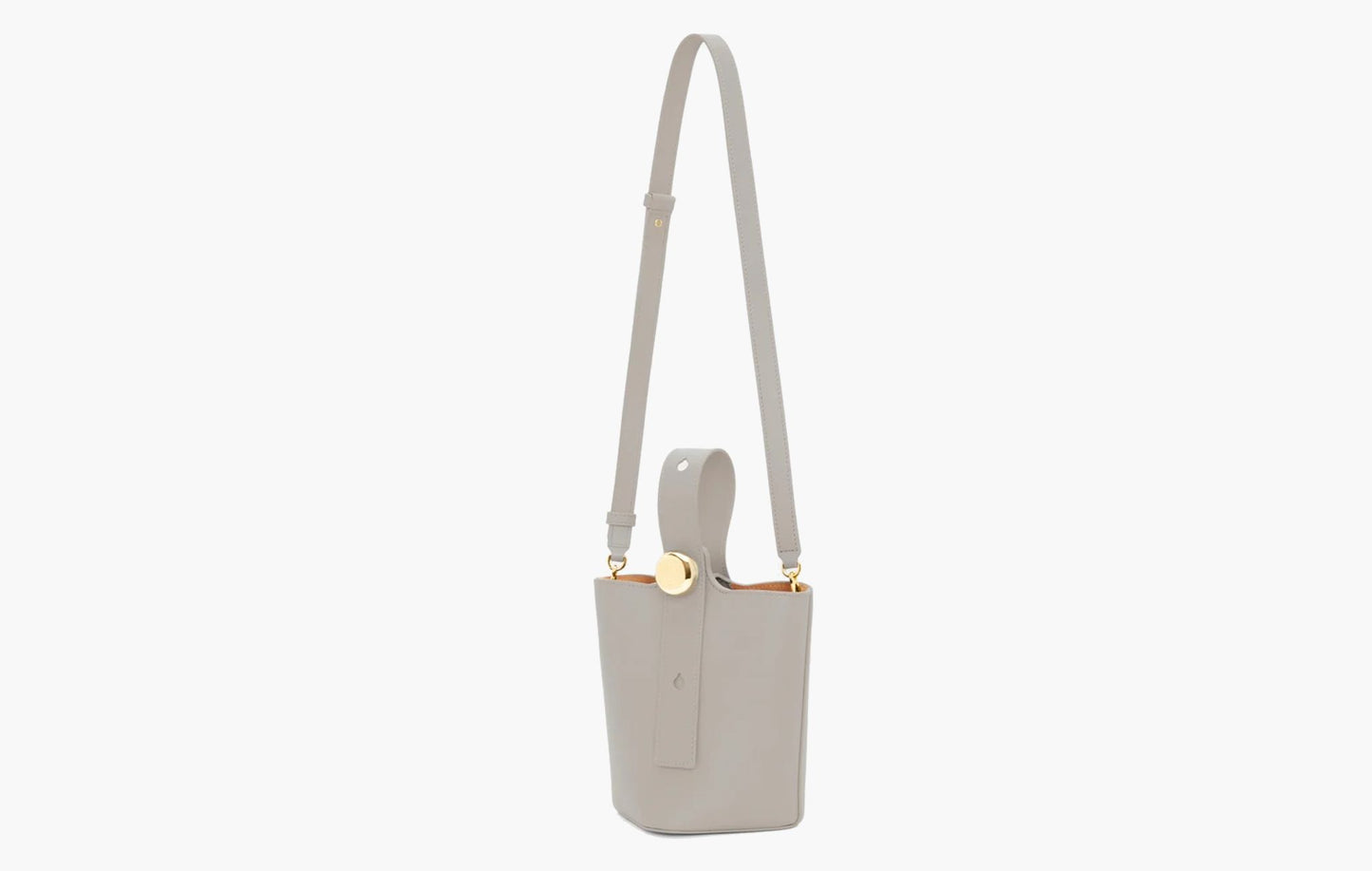 Loewe Mini Pebble Bucket Shell Grey | The Sortage