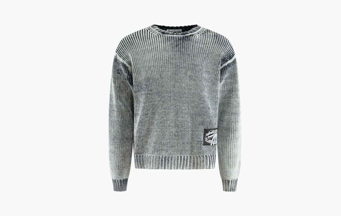 Acne Studios Crewneck Jumper Black White | The Sortage