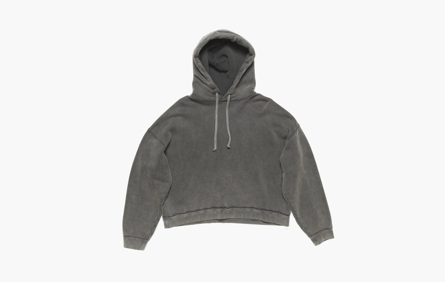 Acne Studios Hooded Sweater Logo Patch Faded Black | The Sortage