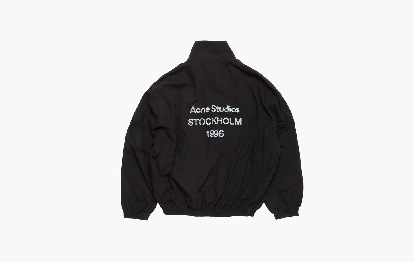 Acne Studios Logo Zipper Jacket  Black | The Sortage