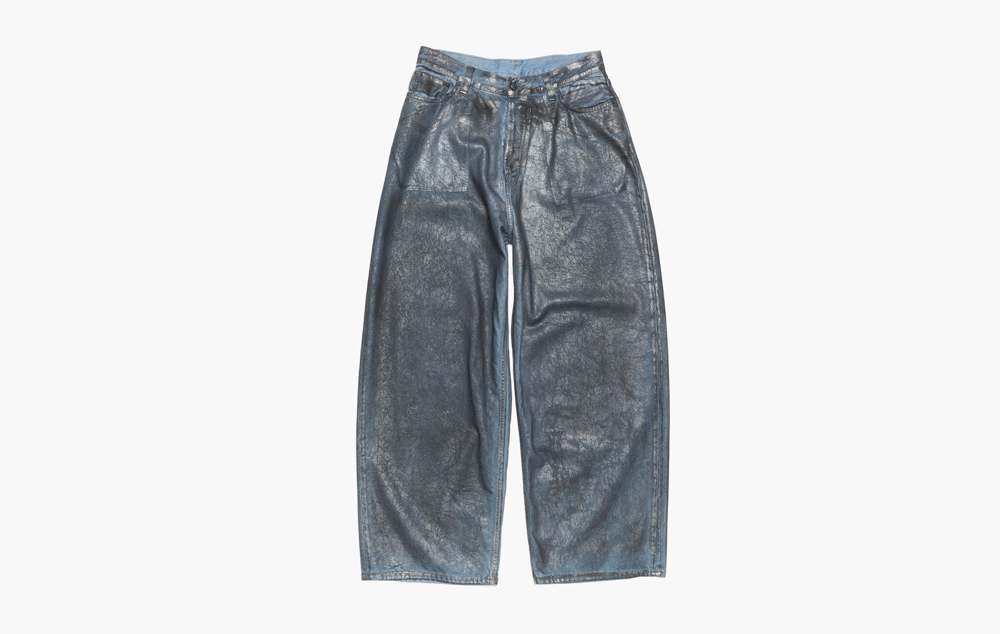 Acne Studios Trousers Silver Blue | The Sortage