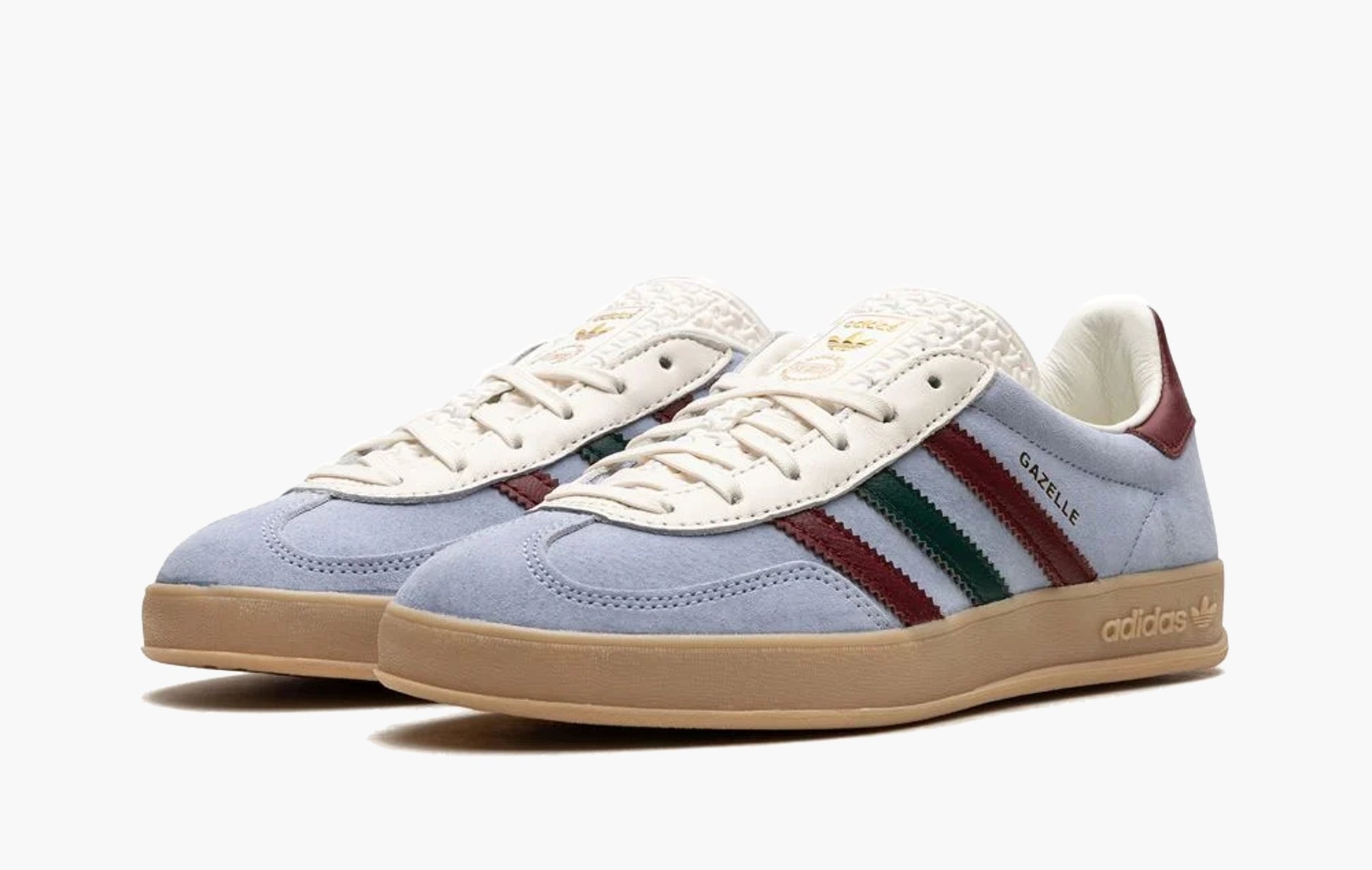 Adidas Gazelle Indoor Blue Dawn Collegiate Burgundy -  IG4994 | The Sortage