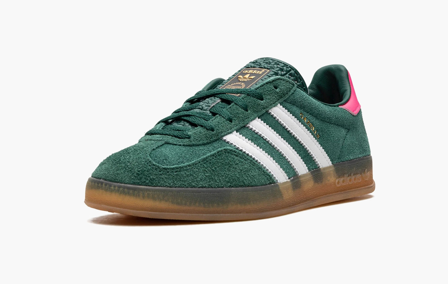 Adidas Gazelle Indoor WMNS Collegiate Green Lucid Pink - IG5929 | The Sortage