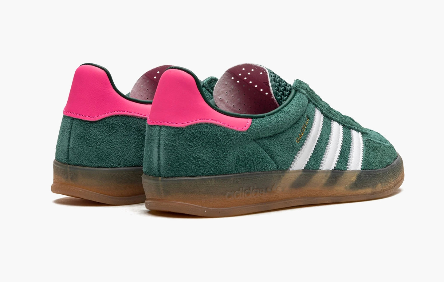 Adidas Gazelle Indoor WMNS Collegiate Green Lucid Pink - IG5929 | The Sortage