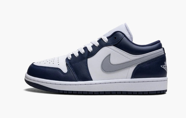 Air Jordan 1 Low Wolf Grey Midnight Navy - 553558 141 | Sortage