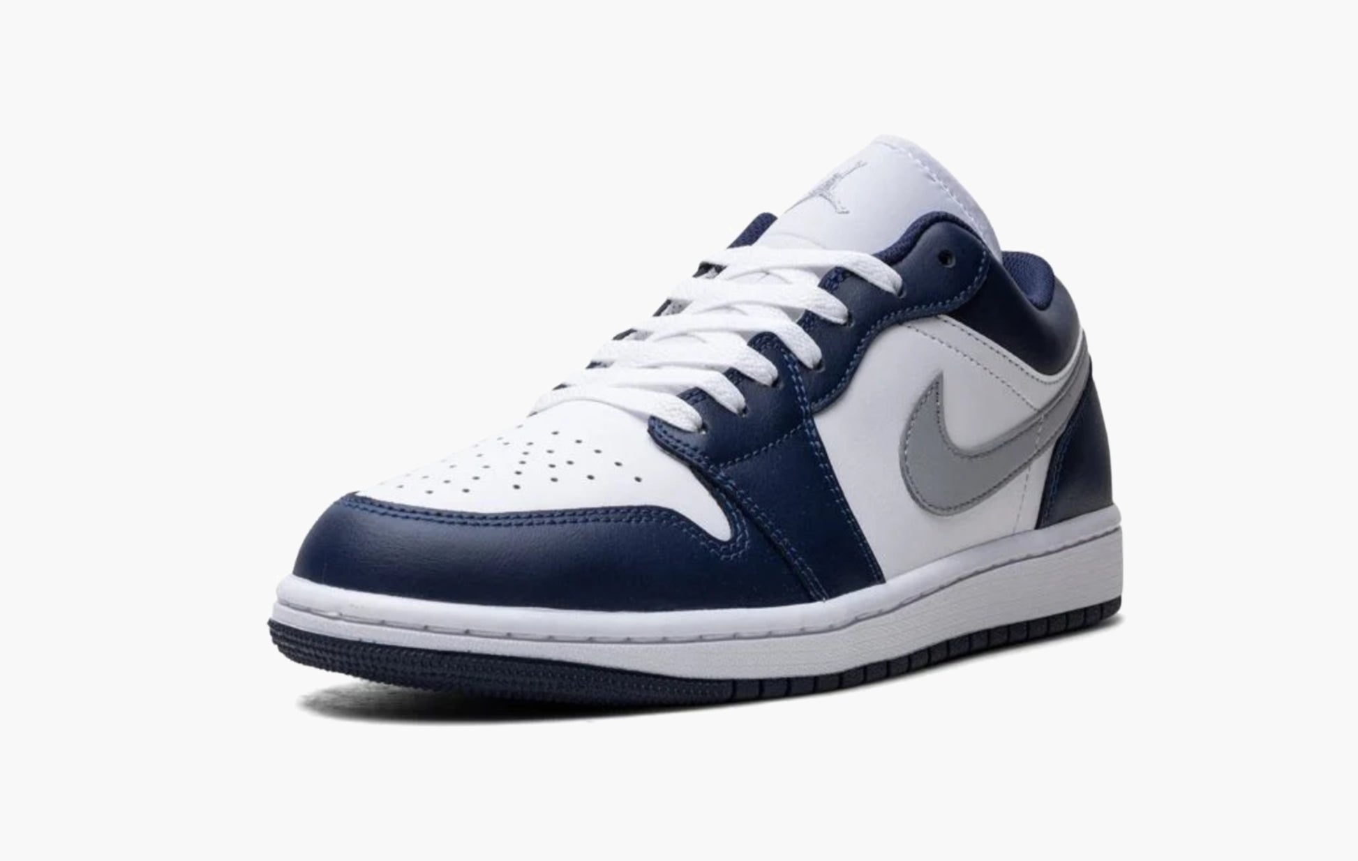 Air Jordan 1 Low Wolf Grey Midnight Navy - 553558 141 | Sortage