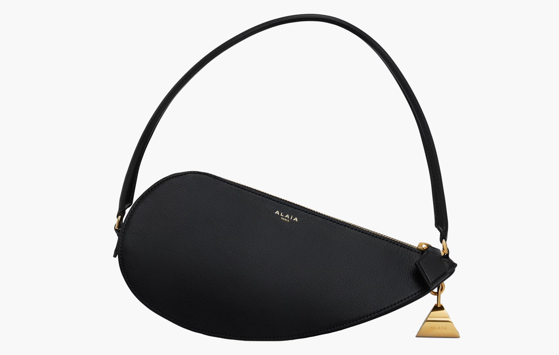 Alaia Le Demi-Cœur Bag In Goatskin Black | The Sortage