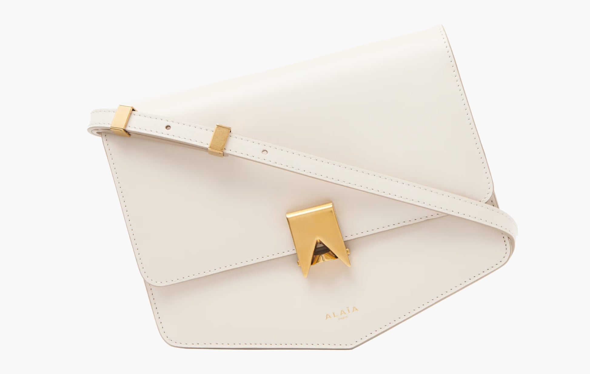 Alaia Le Papa Bag In Calfskin Ivory | The Sortage