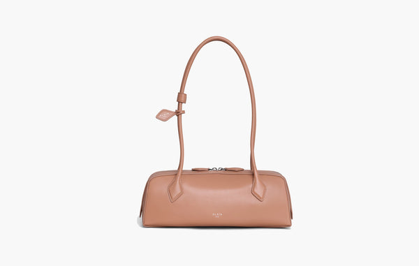 Alaia Le Teckel Medium Bag In Goatskin Nude  The Sortage