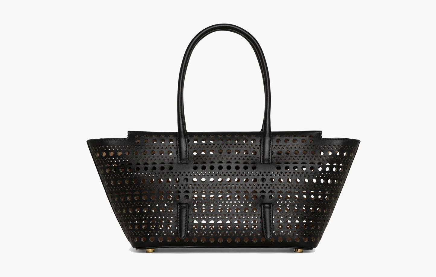 Alaia Neo Mina 20 Bag In Vienne Calfskin Black | The Sortage