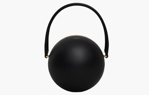 Alaia Sphere Minaudiere In Lambskin Black | The Sortage