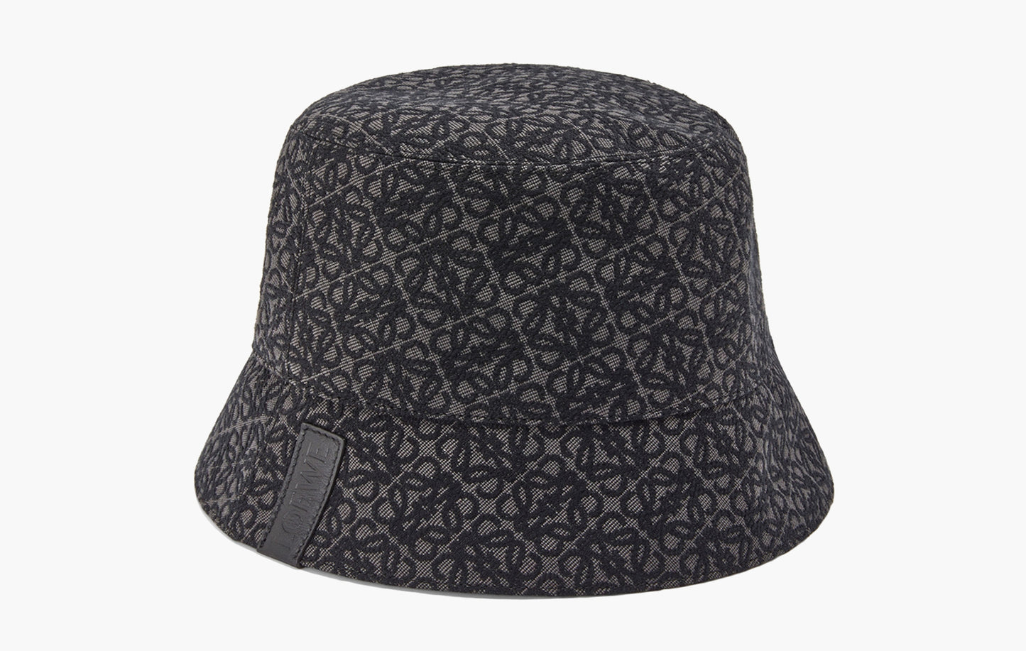 Loewe Anagram Reversible Jacquard and Nylon Bucket Anthracite/Black  | The Sortage