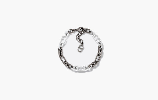 Dior CD Icon Chain Link Bracelet Silver-Finish Brass | The Sortage