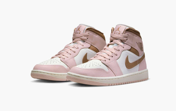 Nike Air Jordan 1 Mid WMNS Pink Oxford Brown - BQ6472 620 | Sortage