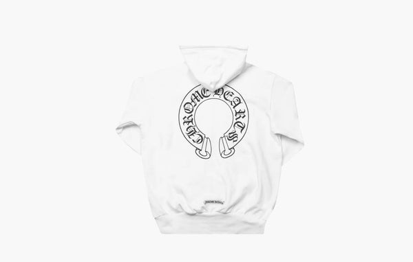  Chrome Hearts Horse Shoe Floral Zip-Up Hoodie White | The Sortage