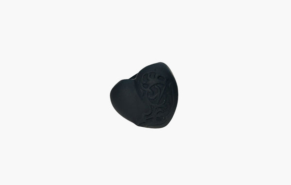 Silicone Heart Ring "Black"