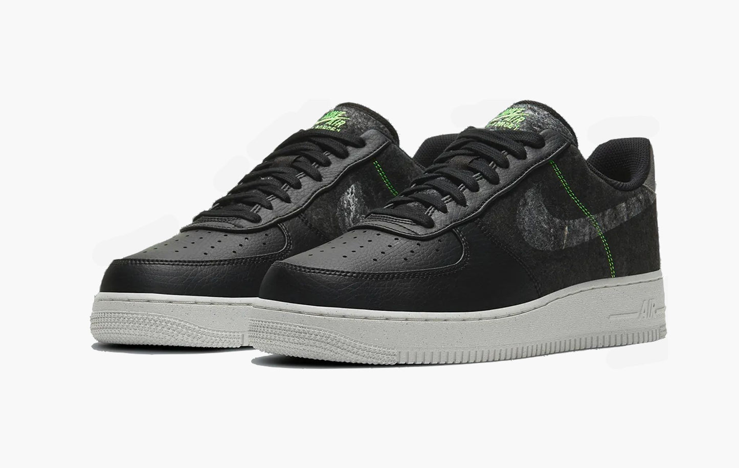 Nike Air Force 1 Low '07 LV8 Black Electric Green - CV1698 001 | The Sortage