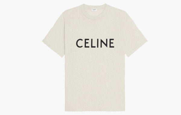 Celine Loose T-Shirt Beige Black | Sortage.