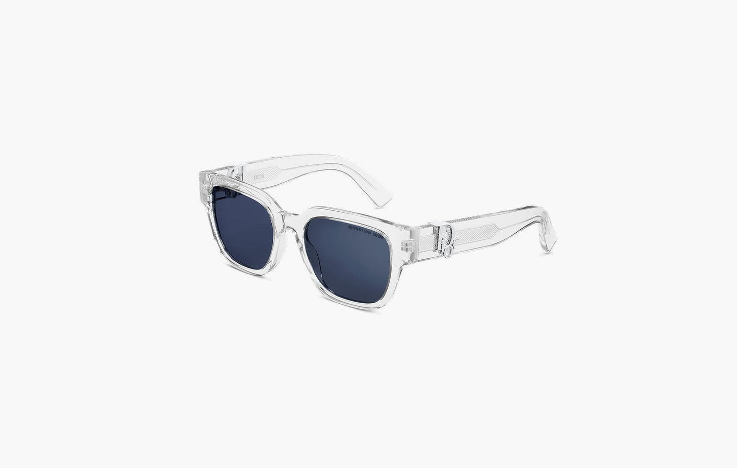 Dior x KAWS DiorOblique S1I Square Sunglasses Crystal-Tone | The Sortage