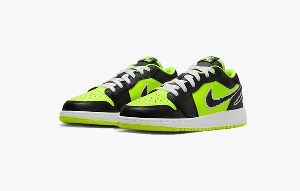 Air Jordan 1 Low SE GS Black Cat Volt - DX6666 701 | The Sortage