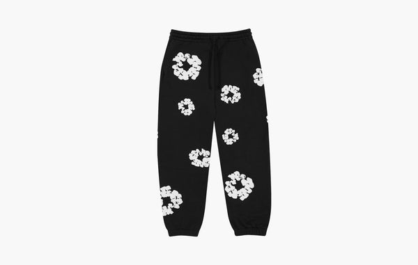 Denim Tears The Cotton Wreath Sweatpants Black | The Sortage