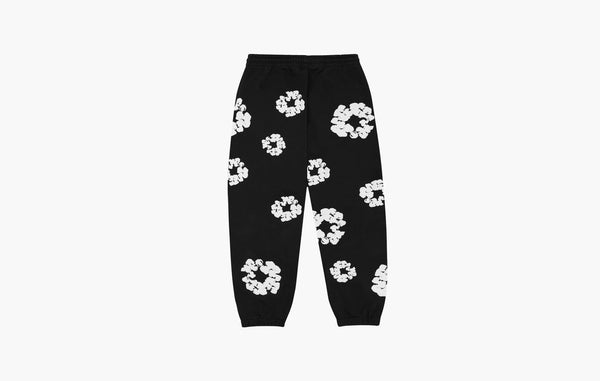 Denim Tears The Cotton Wreath Sweatpants Black | The Sortage