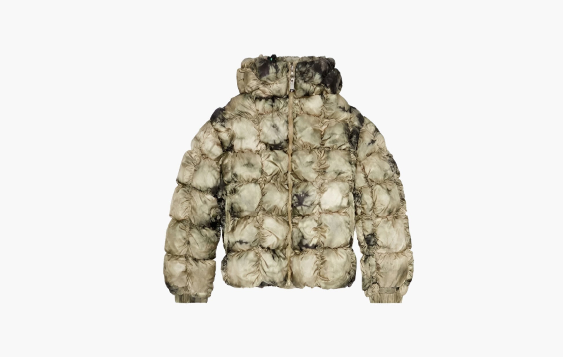 Diesel W-Ralle Smocked Padded Ripstop Jacket Khaki | Sortage.