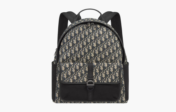 Dior 8 Oblique Jacquard 8 Backpack Beige & Black - 1EIBA178YKY-H27E | The Sortage