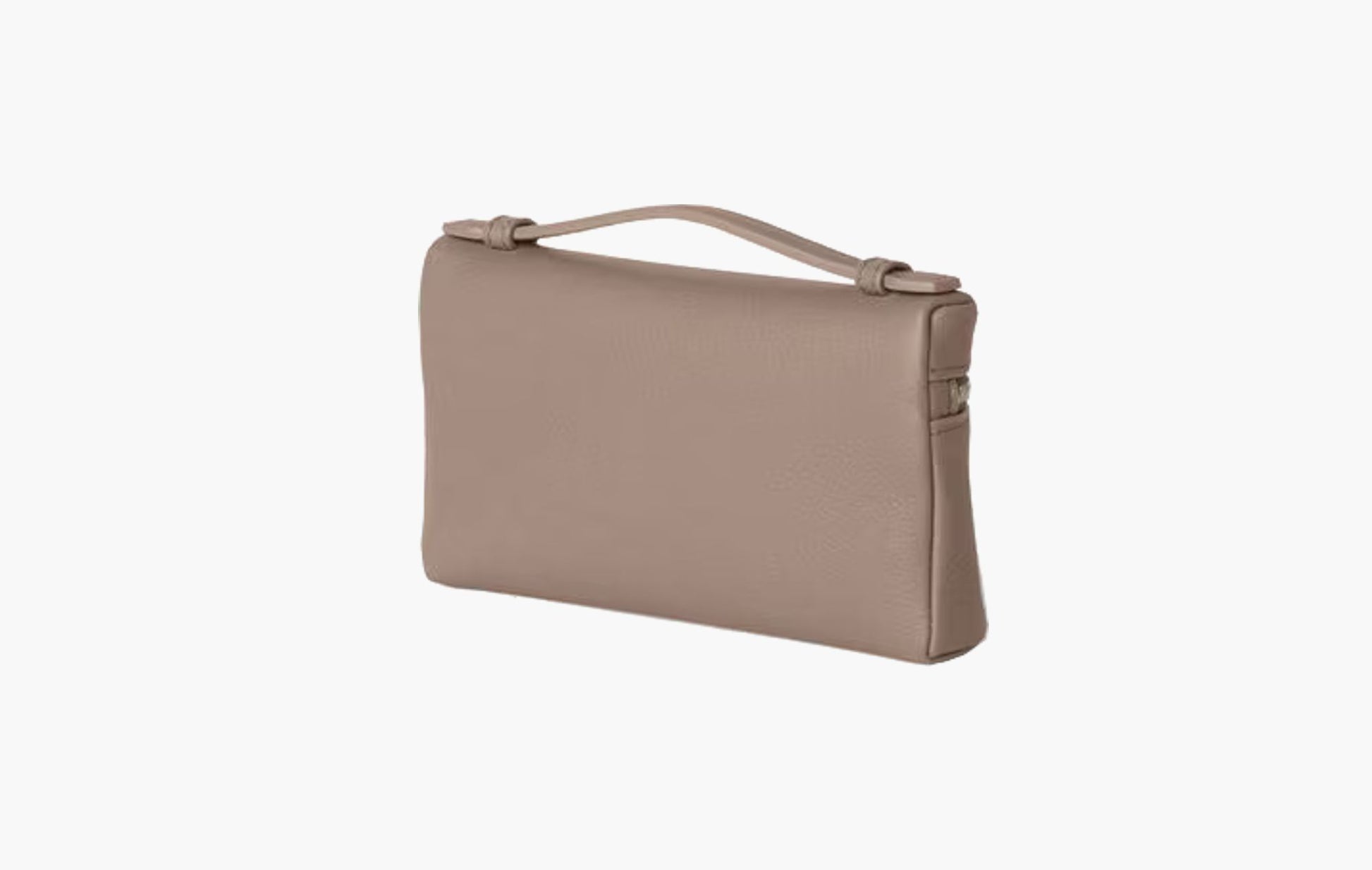 Loro Piana Extra Pocket Mini Pouch Grained Calfskin Warm Mastic | The Sortage