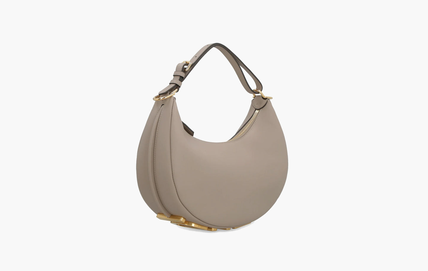 Fendi Fendigraphy Small Leather Bag Dove Grey | The Sortage