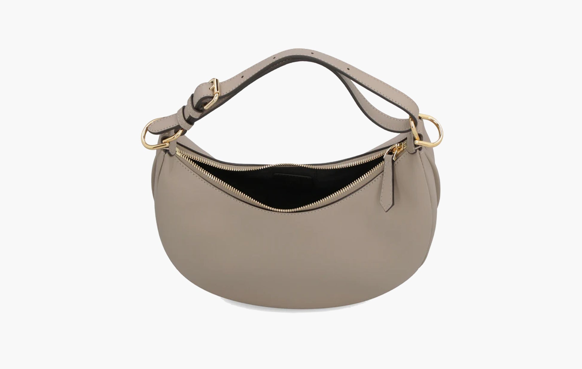 Fendi Fendigraphy Small Leather Bag Dove Grey | The Sortage