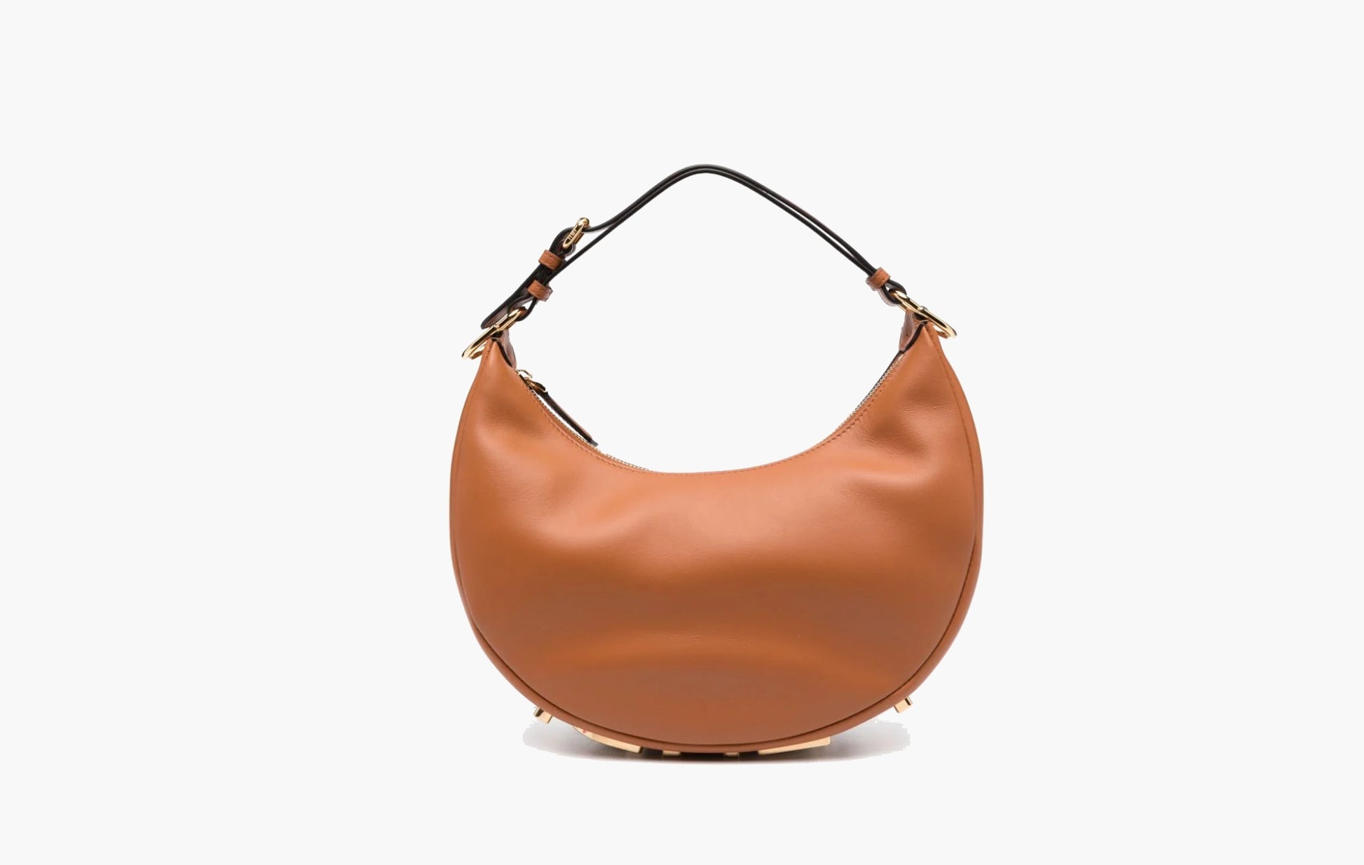 Fendi Fendigraphy Small Leather Bag Caramel Brown | The Sortage