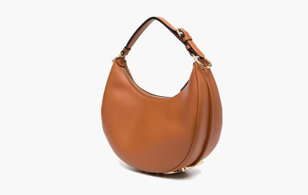 Fendi Fendigraphy Small Leather Bag Caramel Brown | The Sortage