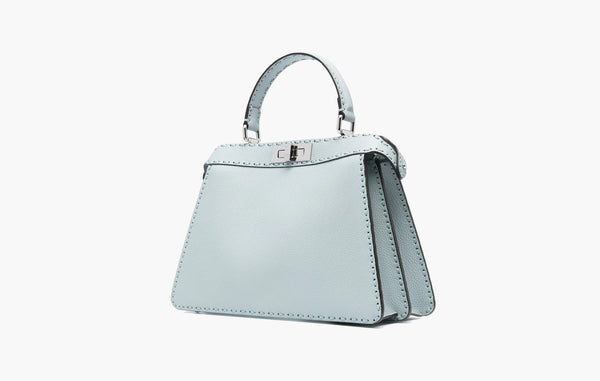 Fendi Peekaboo ISeeU Medium Calf Leather Tote Bag Light Blue | The Sortage