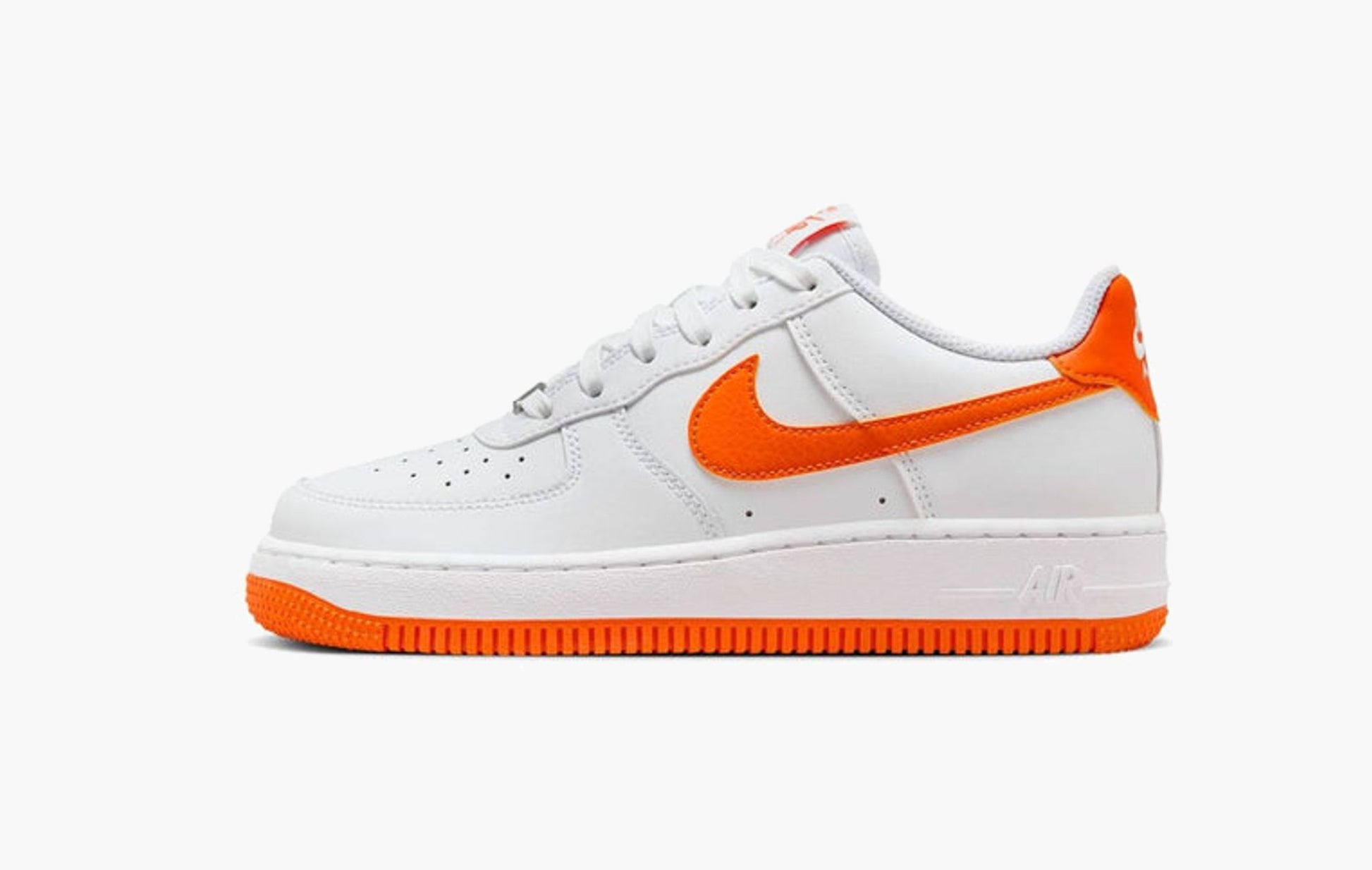 Nike Air Force 1 Low GS White Safety Orange - FV5948 113 | The Sortage