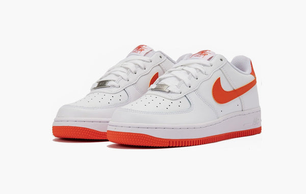 Nike Air Force 1 Low GS White Safety Orange - FV5948 113 | The Sortage