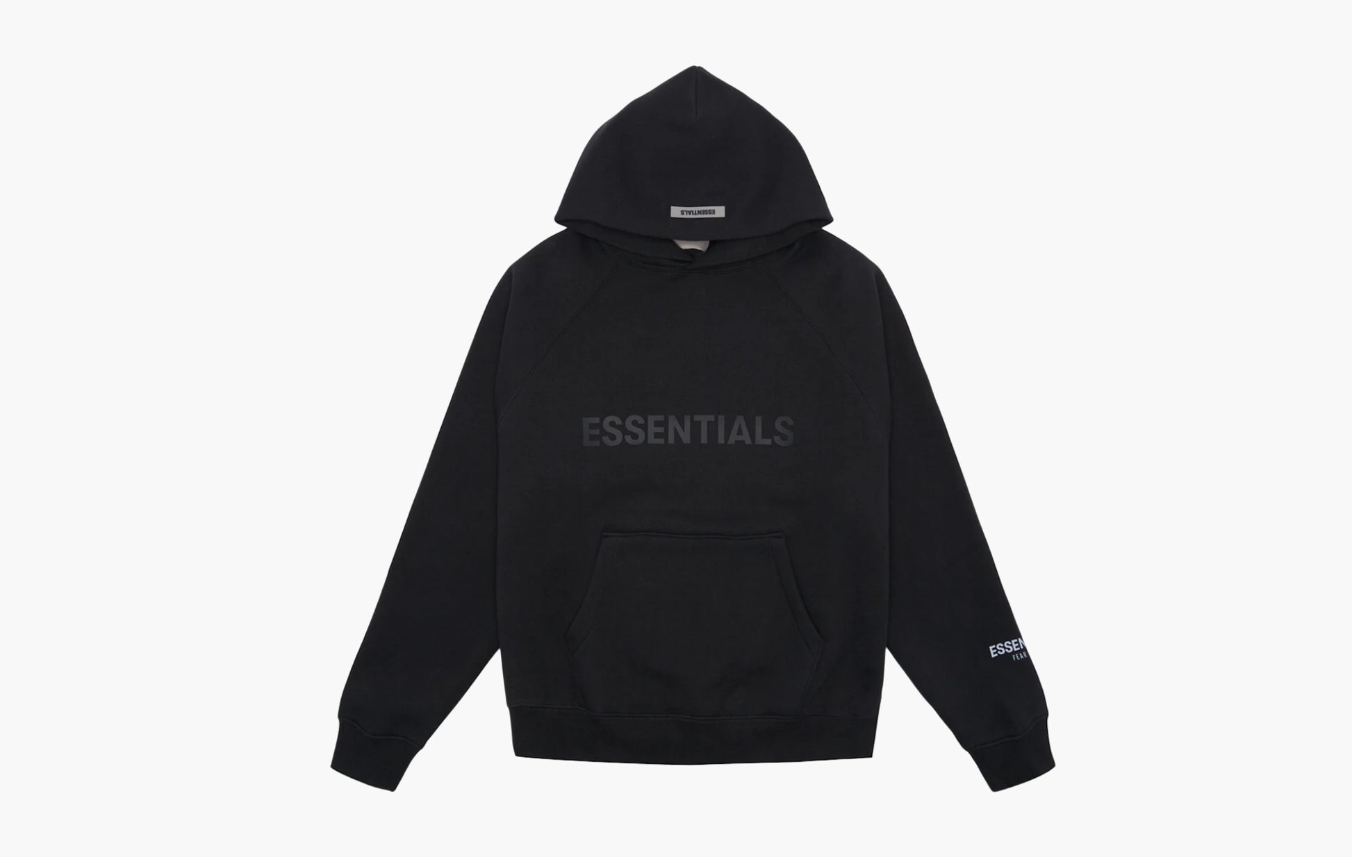 Essentials Pullover Hoodie Applique Logo SS20 Dark Slate/Stretch Limo/Black | Sortage