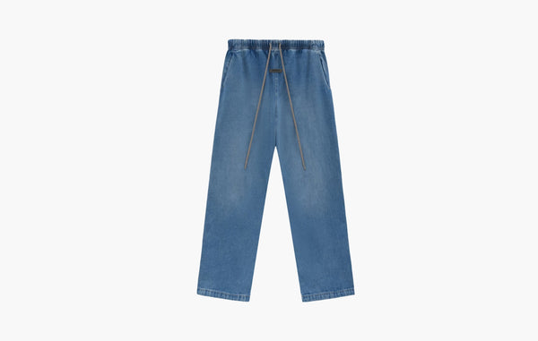 Fear of God Essentials Core Collection Denim Lounge Pant Medium Wash - 130SU244380F SS24 | The Sortage