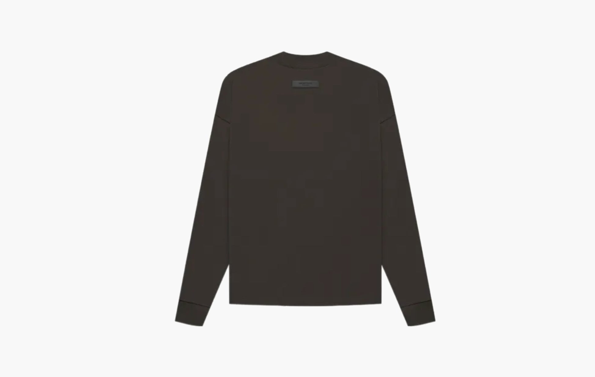 Fear of God Essentials Long Sleeve T-shirt Off Black | The Sortage