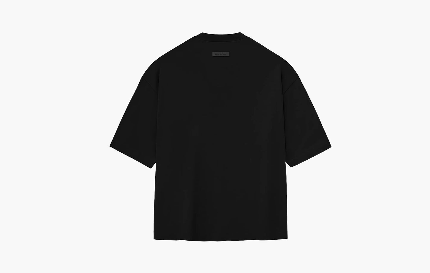 Fear of God Essentials Small Logo Tee Jet Black - 125BT232000F| The Sortage